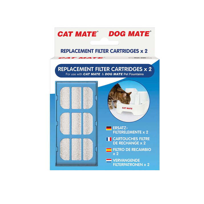 Filter till 47-80850 Cat Mate Dricksfontän 2-pack